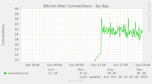 Bitcoin Peer Connections